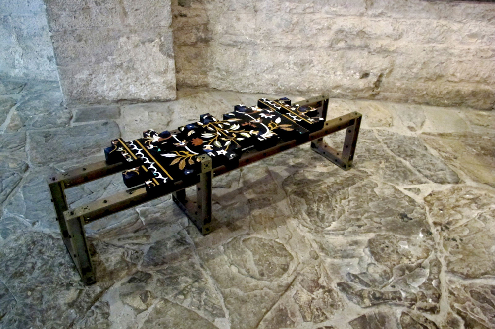 piergiorgio Robino marble bench